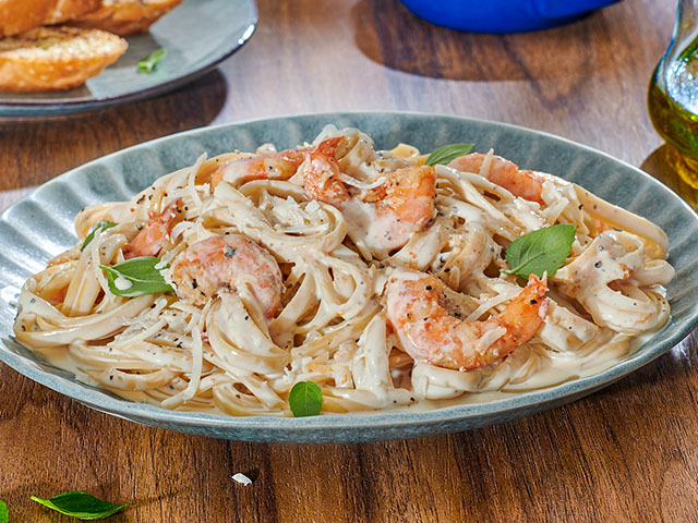 Shrimp Fettucine Alfredo