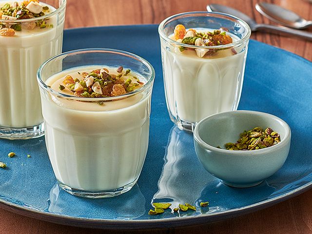 Classic Muhalabia (Middle Eastern Milk Pudding)