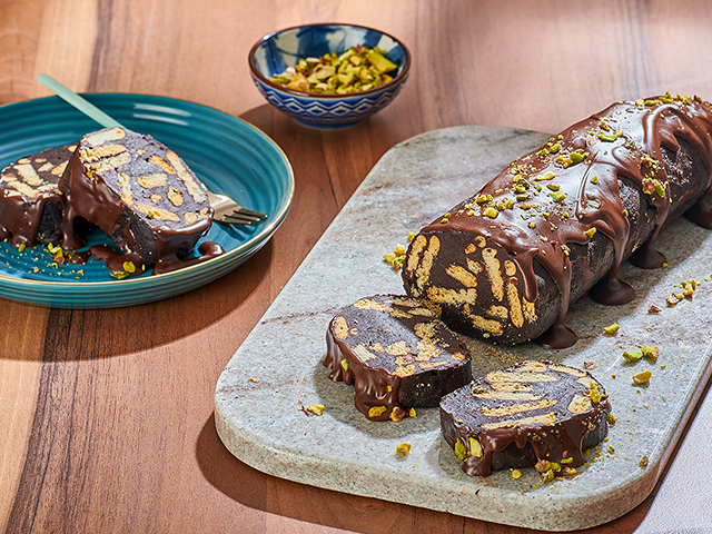 Lazy Cake (Chocolate Biscuit Rolls)