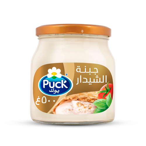 جبنة كريم مطبوخة قابلة للدهن - طعم الشيدار