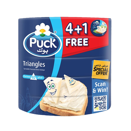 Puck Cheese Triangles (Promo Pack 4+1)