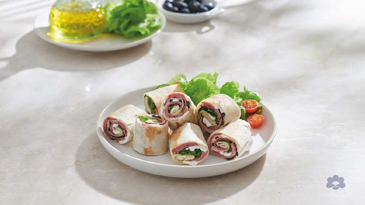 Cream Cheese Tortilla Pinwheel Sandwich