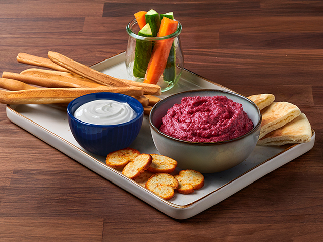 Cheese Beetroot Dip