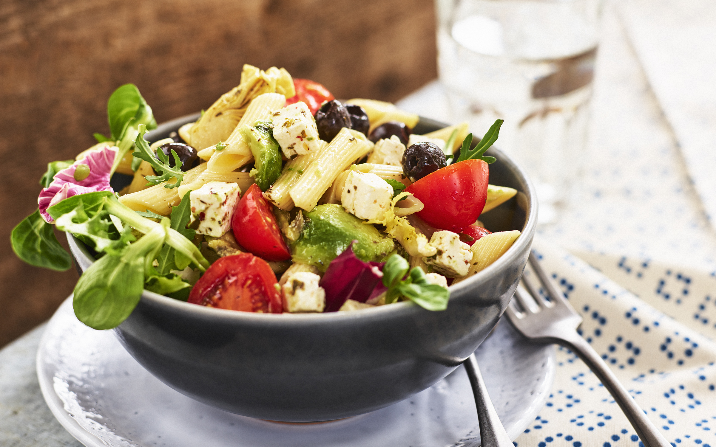 Pasta Salad with Feta Cheese