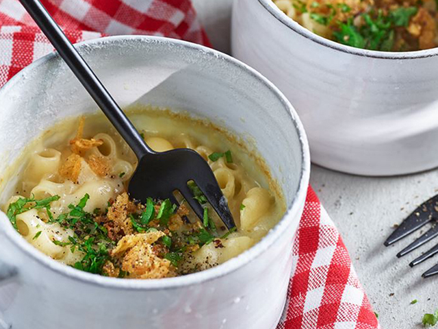 Quick mac and cheese