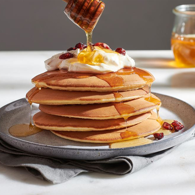 Pancake with Puck Labneh