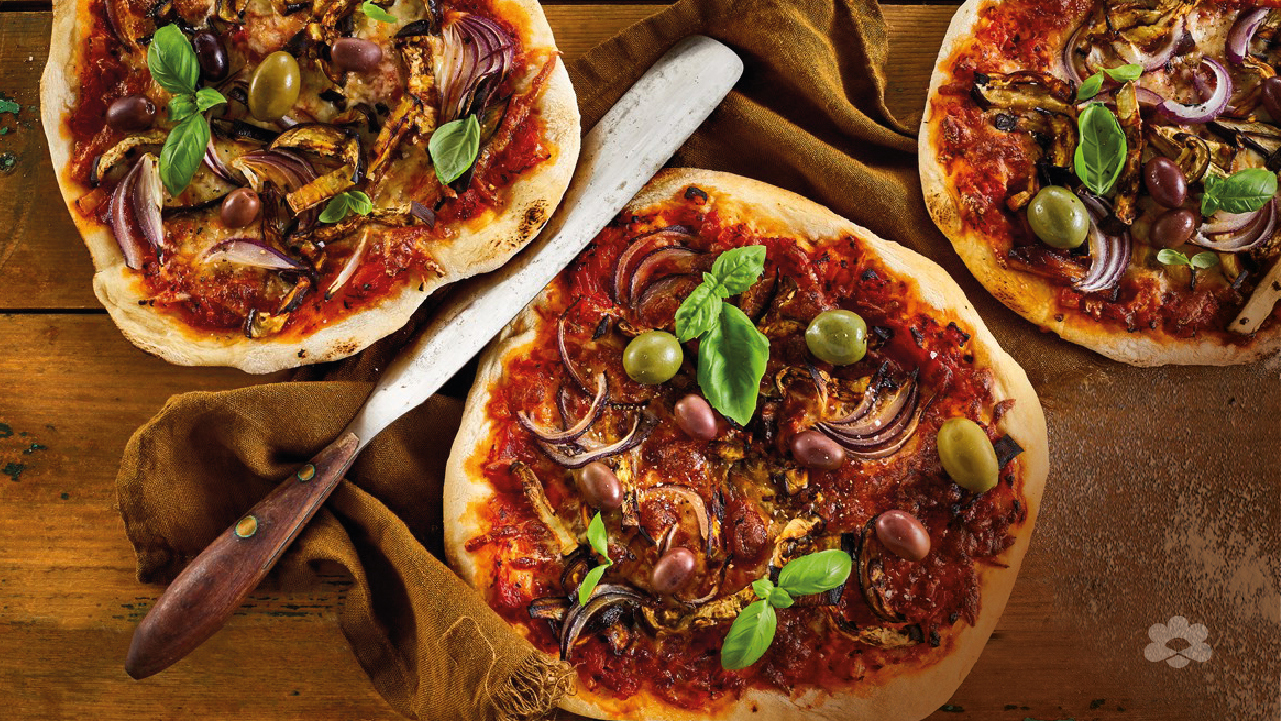 Vegetarian pizza 