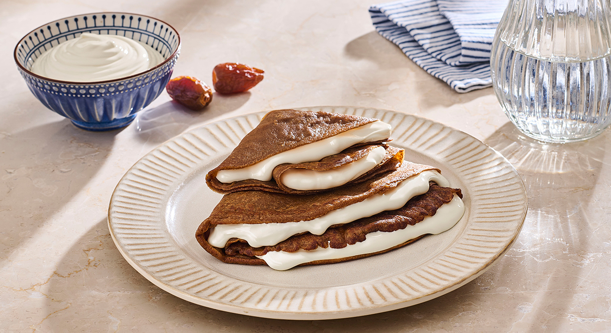 Muhalla Bread with Date Syrup