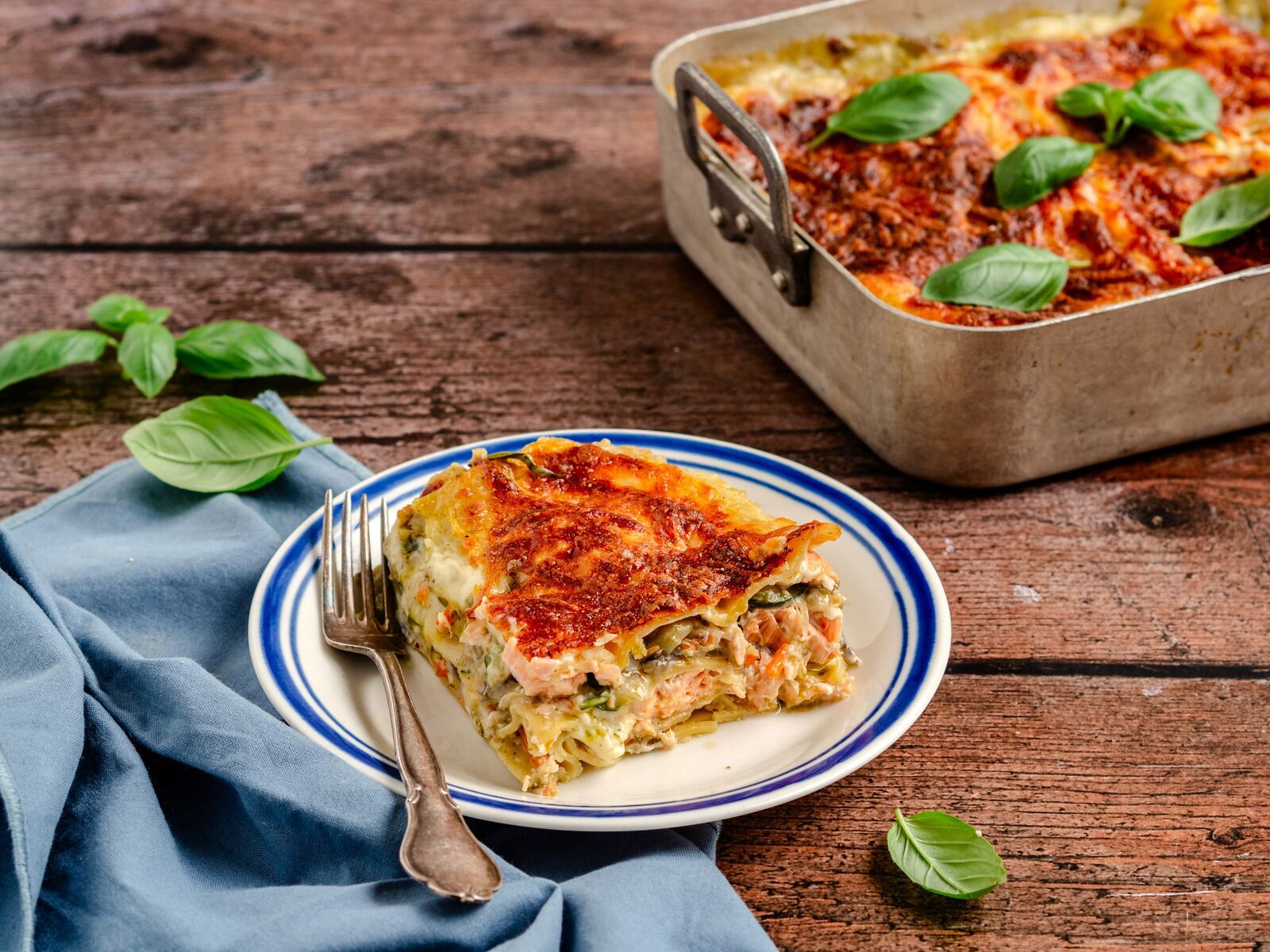 Salmon Lasagna 
