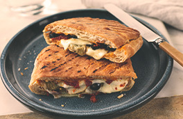 Artichoke, Tomato & Mozzarella Panini