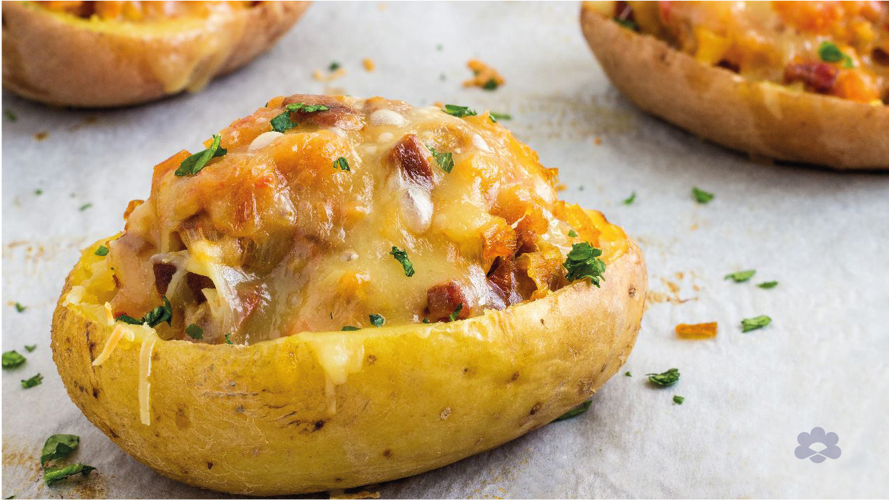 Stuffed baked potato 