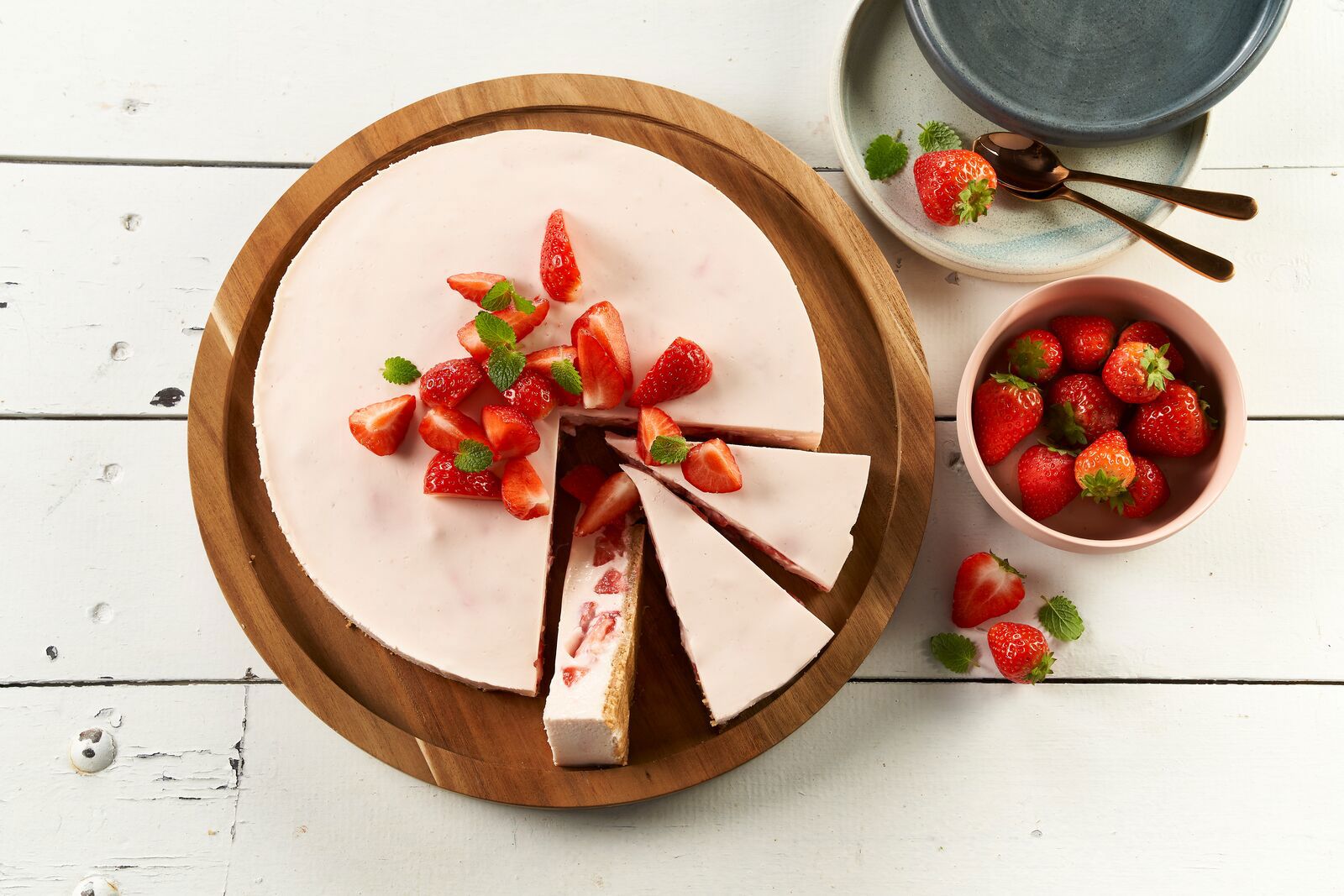 Strawberry cheesecake 