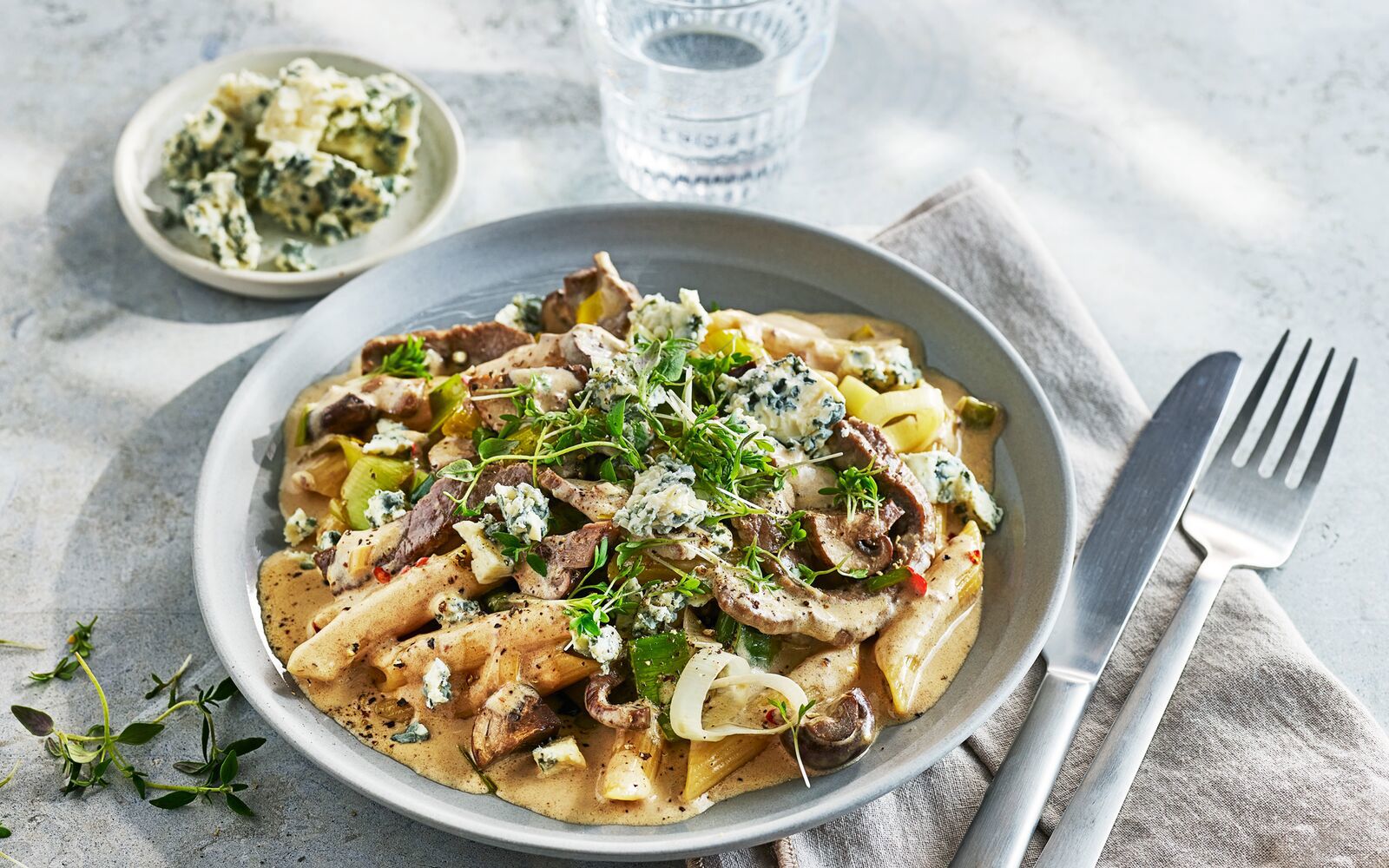 Steak pasta 