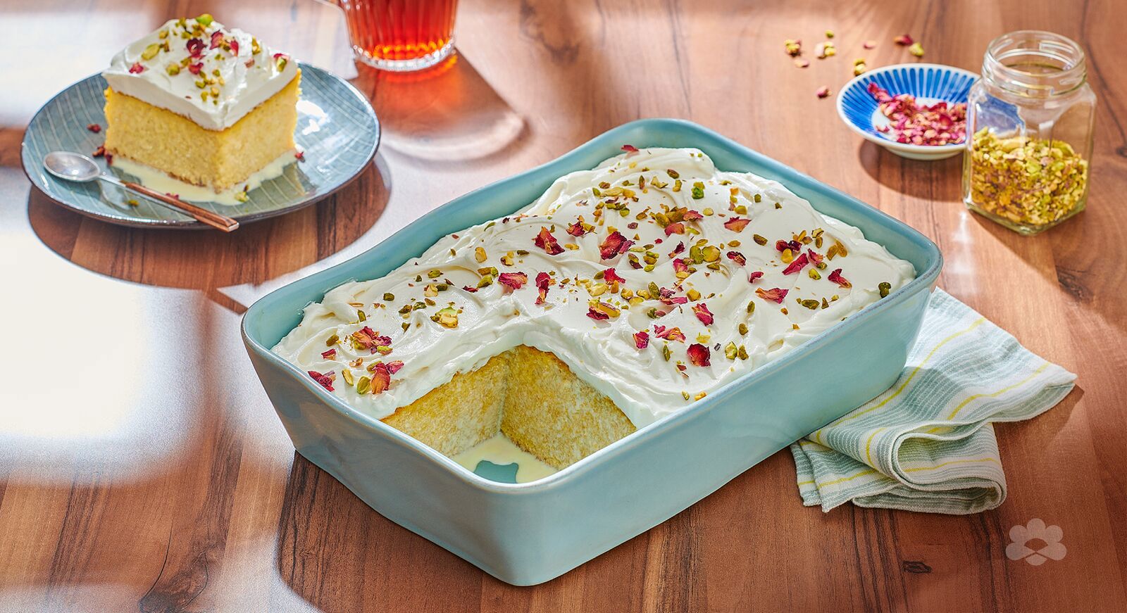 Saffron Milk Cake