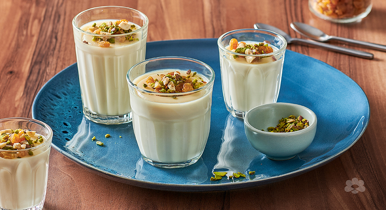 Classic Muhalabia (Middle Eastern Milk Pudding)